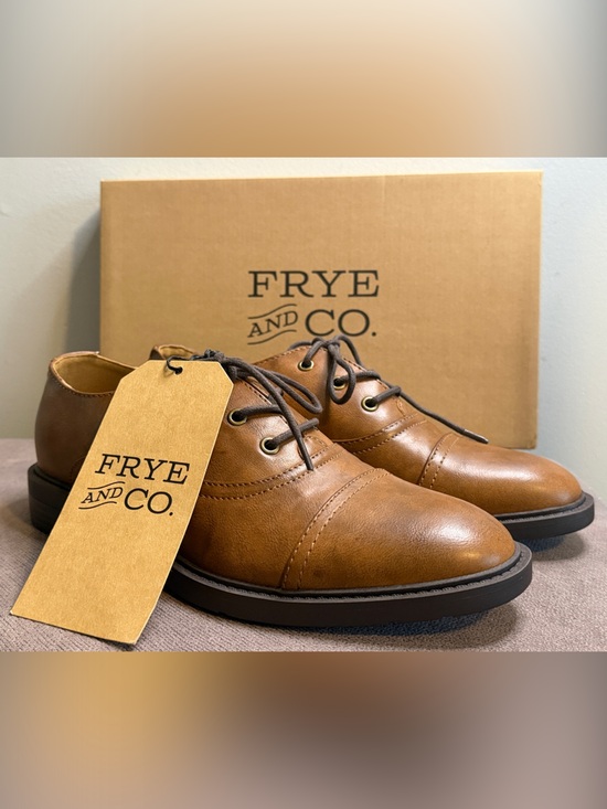 Frye Other - Frye Men's Colton Brush Brown Oxford Lace Dress Shoes Size 8 New With Box & Tags